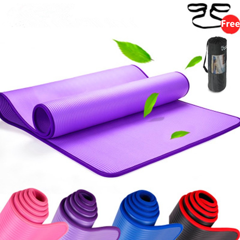 Gymnastics Mat Thick - 10mm Non-Slip Yoga Mat 183cm*61cm Thickened
