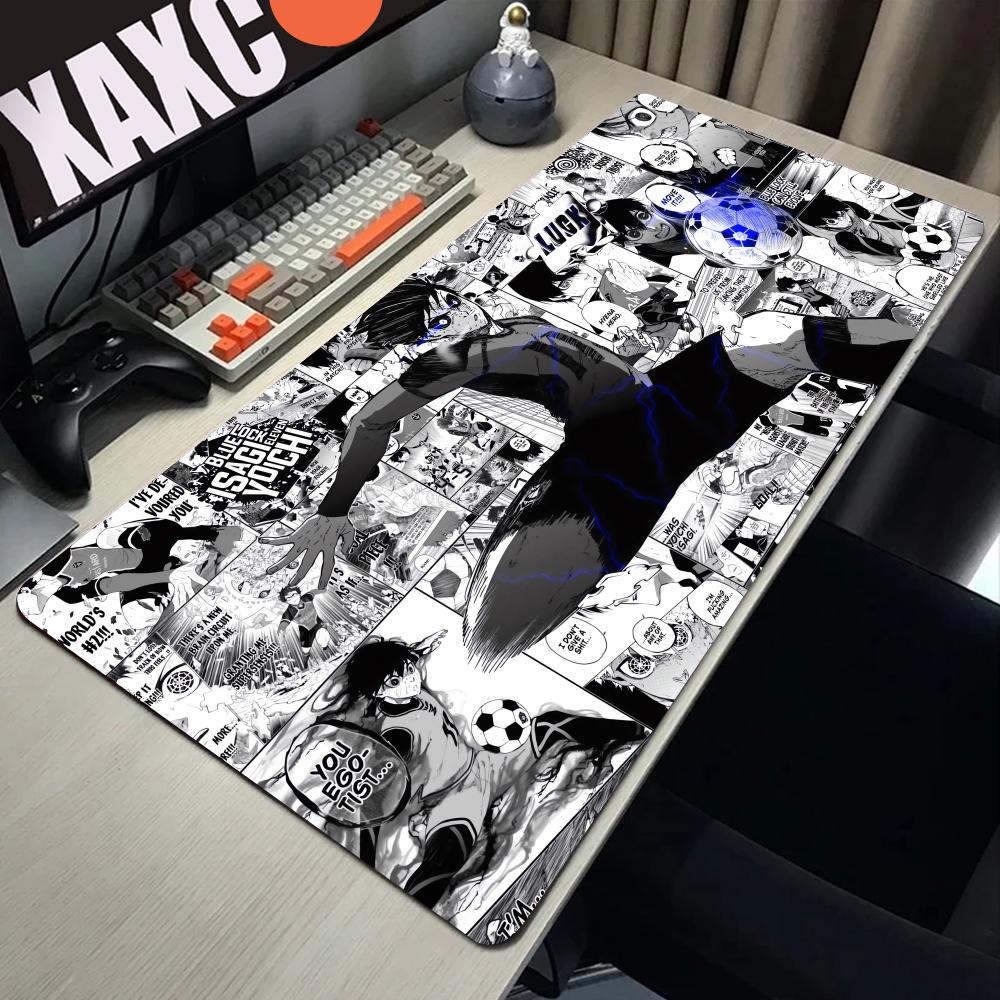 Home Gym Xxl - Black And White Anime Mouse Pad