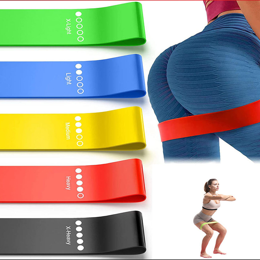 Home Gym Resistance Machine - Different Resistance Bands Yoga Band Fitness