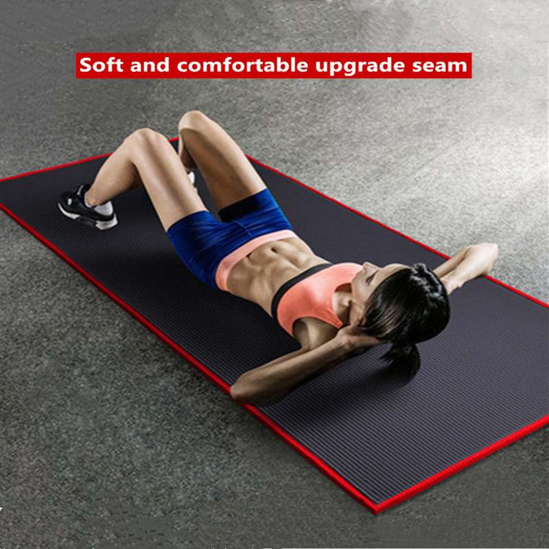 10mm Non-Slip Yoga Mat 183cm*6 - огляд і ціна Gymnastics Mat Thick