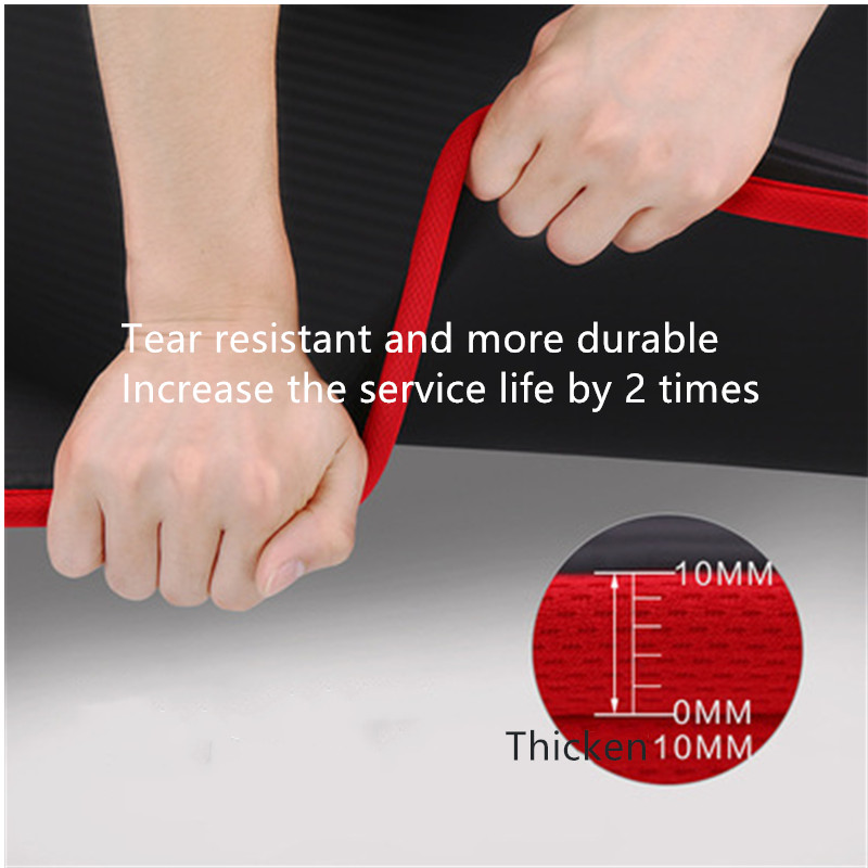 10mm Non-Slip Yoga Mat 183cm*6 - огляд і ціна Gymnastics Mat Thick