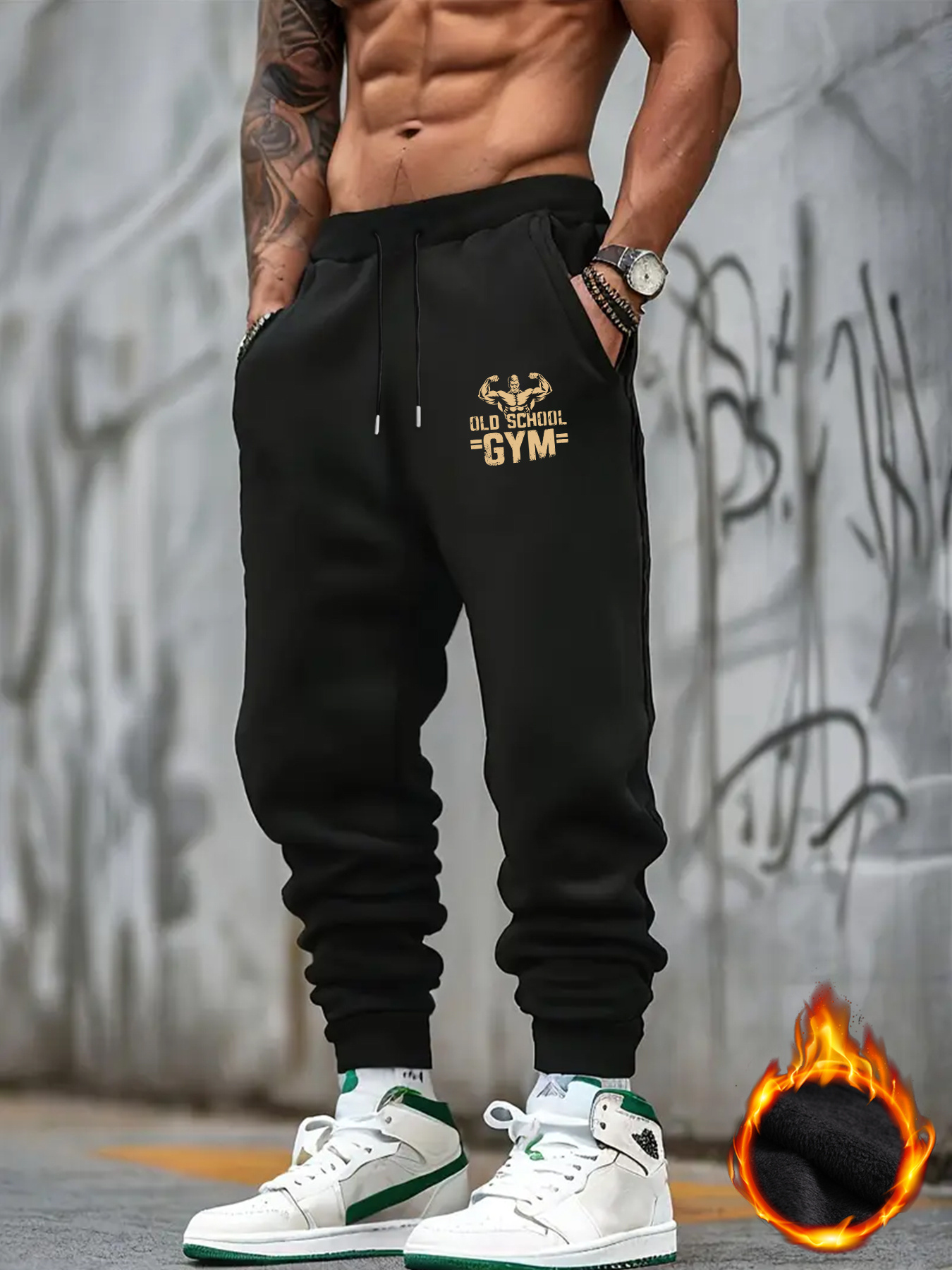 Gym‑themed Men Sports Sweatpan - огляд і ціна Home Gym Old School