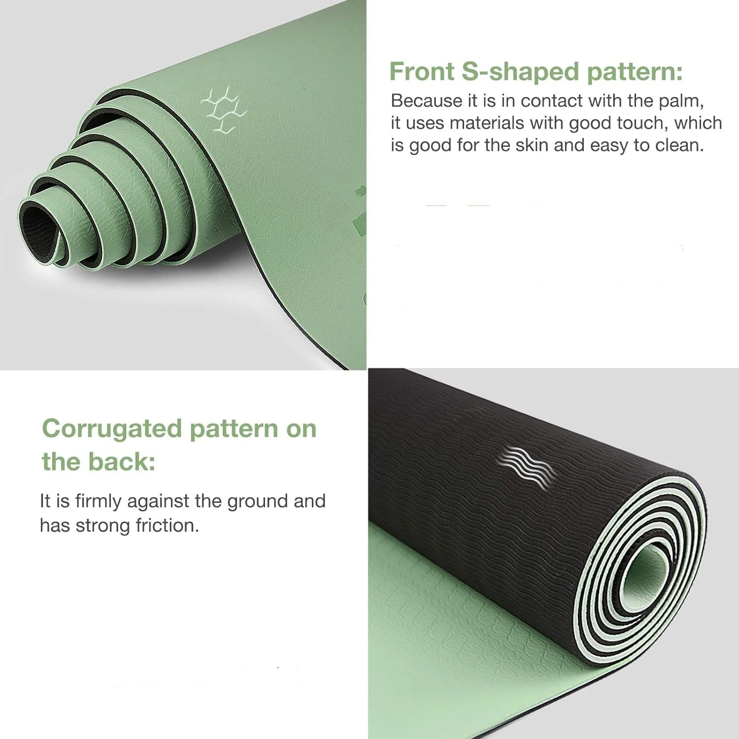TPE yoga mat is environmentall - огляд і ціна Gymnastics Mat Thick