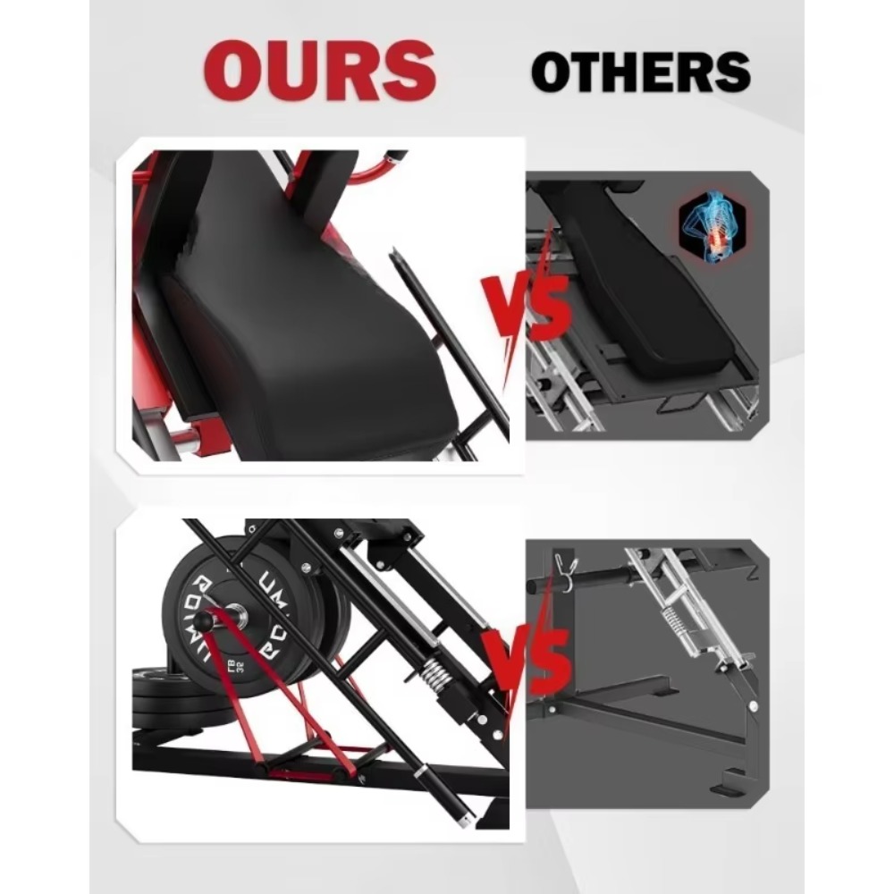 3-in-1 Leg Press Hack Squat Ma - огляд і ціна Home Gym Quad