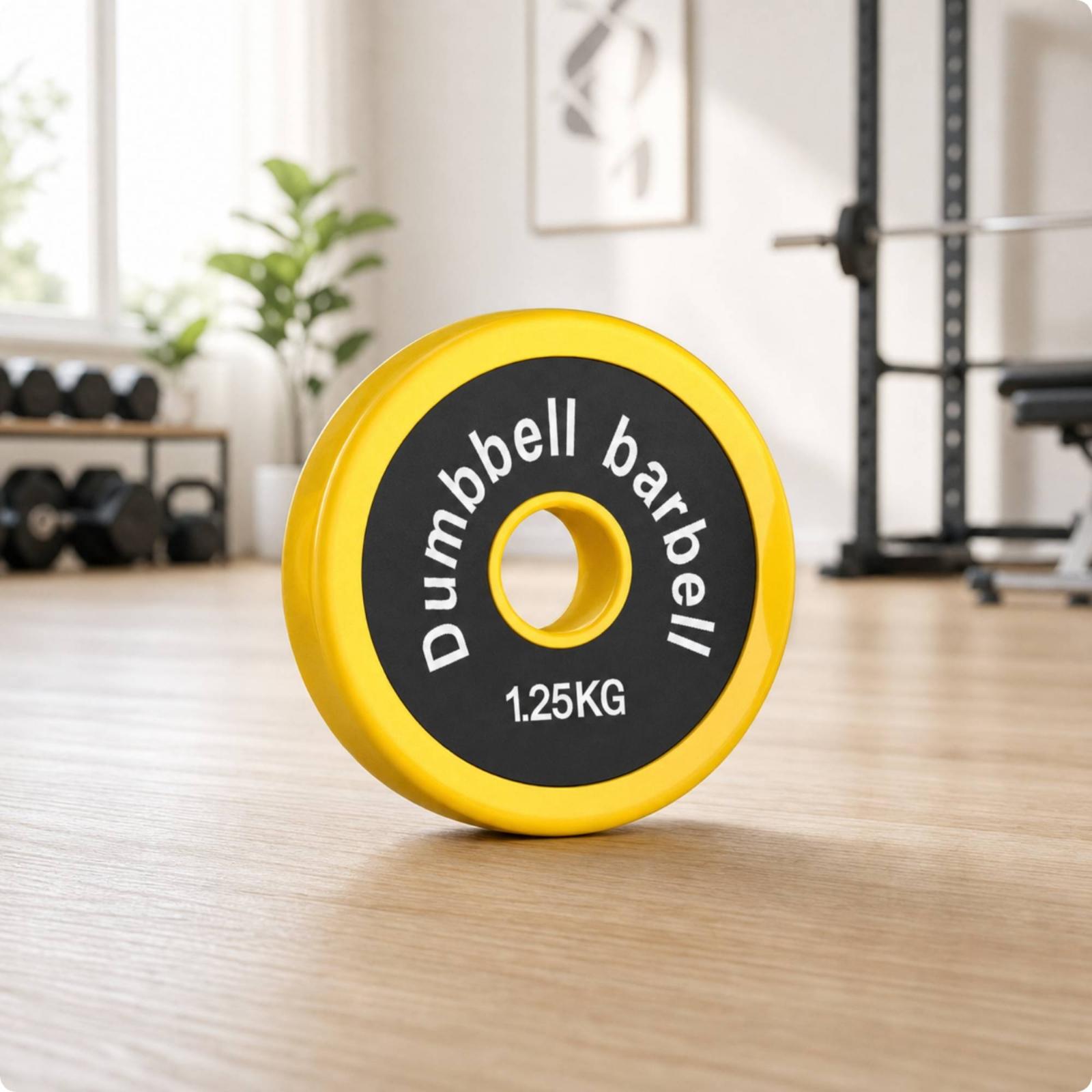 Yellow Rubber Coated Load Disc - огляд і ціна Home Gym Yellow