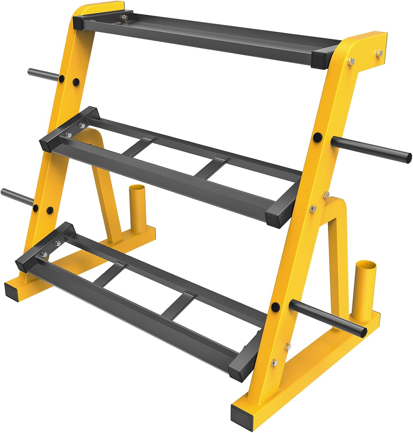 Heavy Duty Three Tier Dumbbell - огляд і ціна Home Gym Yellow