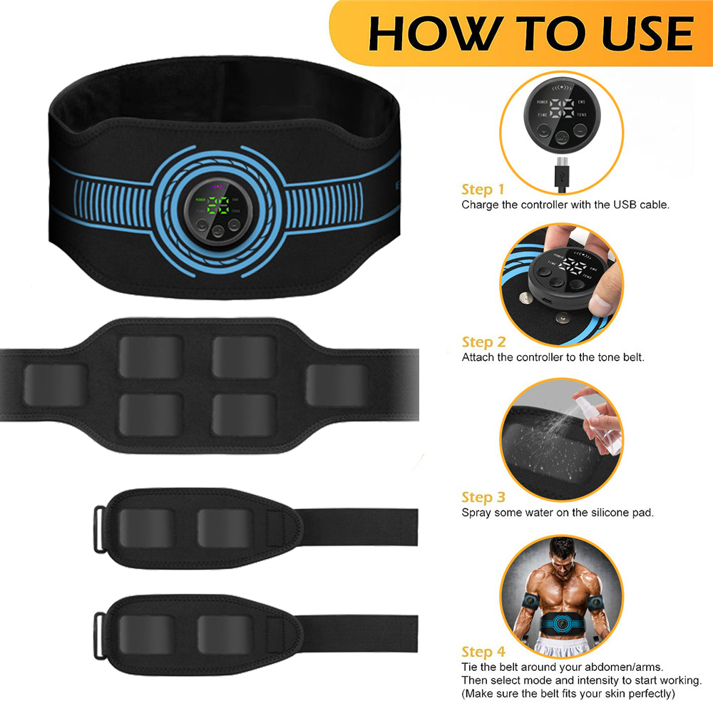 USB Rechargeable Abdominal Mus - огляд і ціна Home Gym Hack
