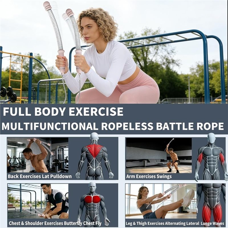 Dropship-Ropeless Battle Ropes - огляд і ціна Battle Rope Heavy