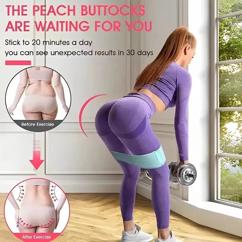 3Pcs Fabric Resistance Hip Boo - огляд і ціна Home Gym Resistance Machine