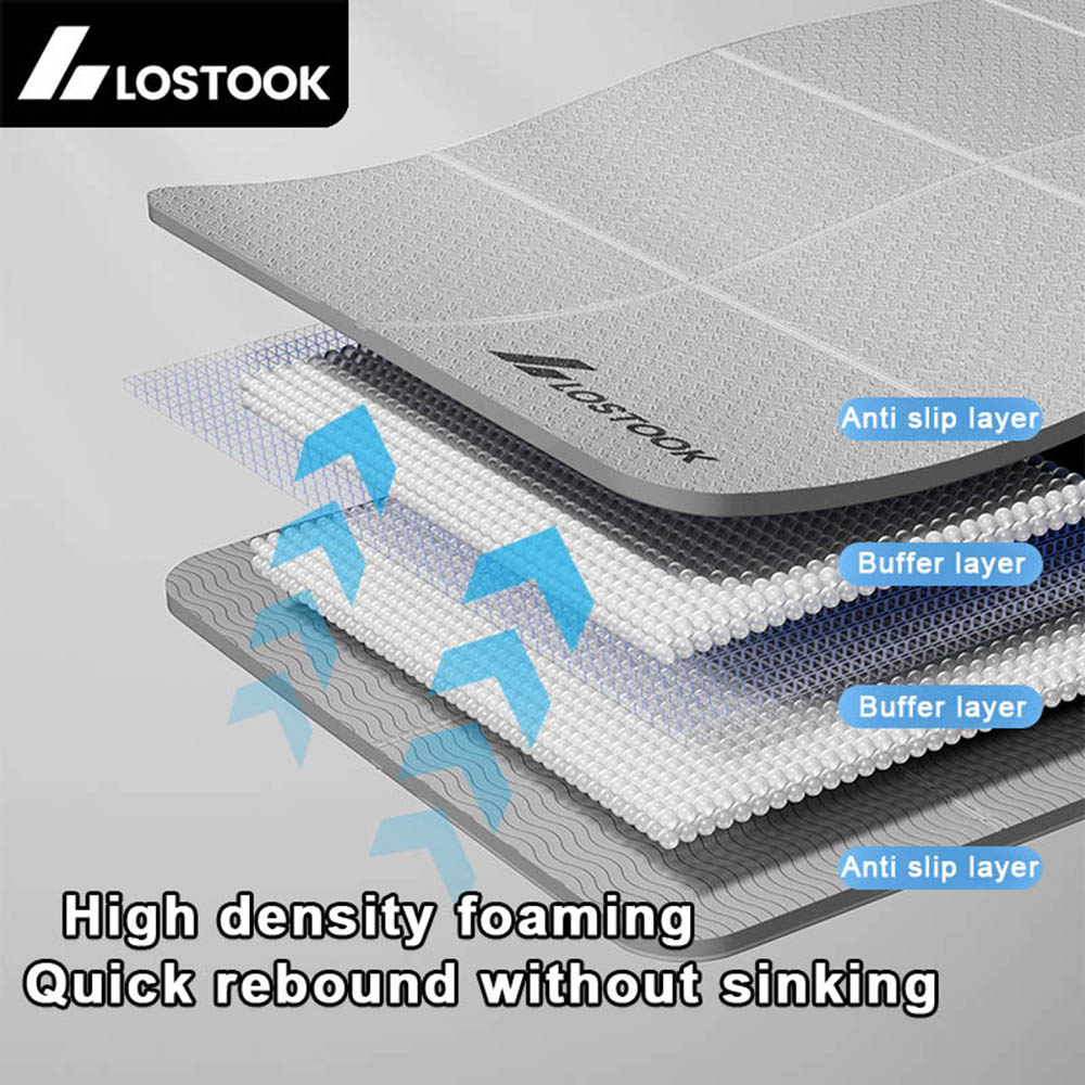 4mm Thick TPE Foldable Yoga Ma - огляд і ціна Gymnastics Mat Thick