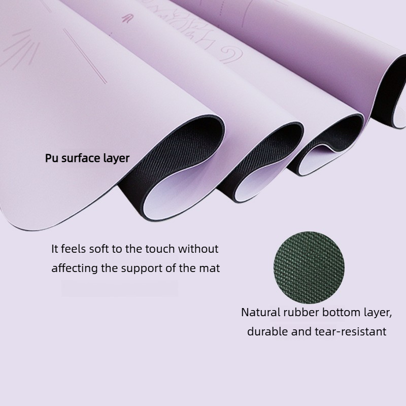 Lezyan PU Natural Rubber Yoga  - огляд і ціна Gymnastics Mat Thick